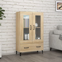 Thumbnail for Highboard Sonoma-Eiche 70x31x115 cm Holzwerkstoff