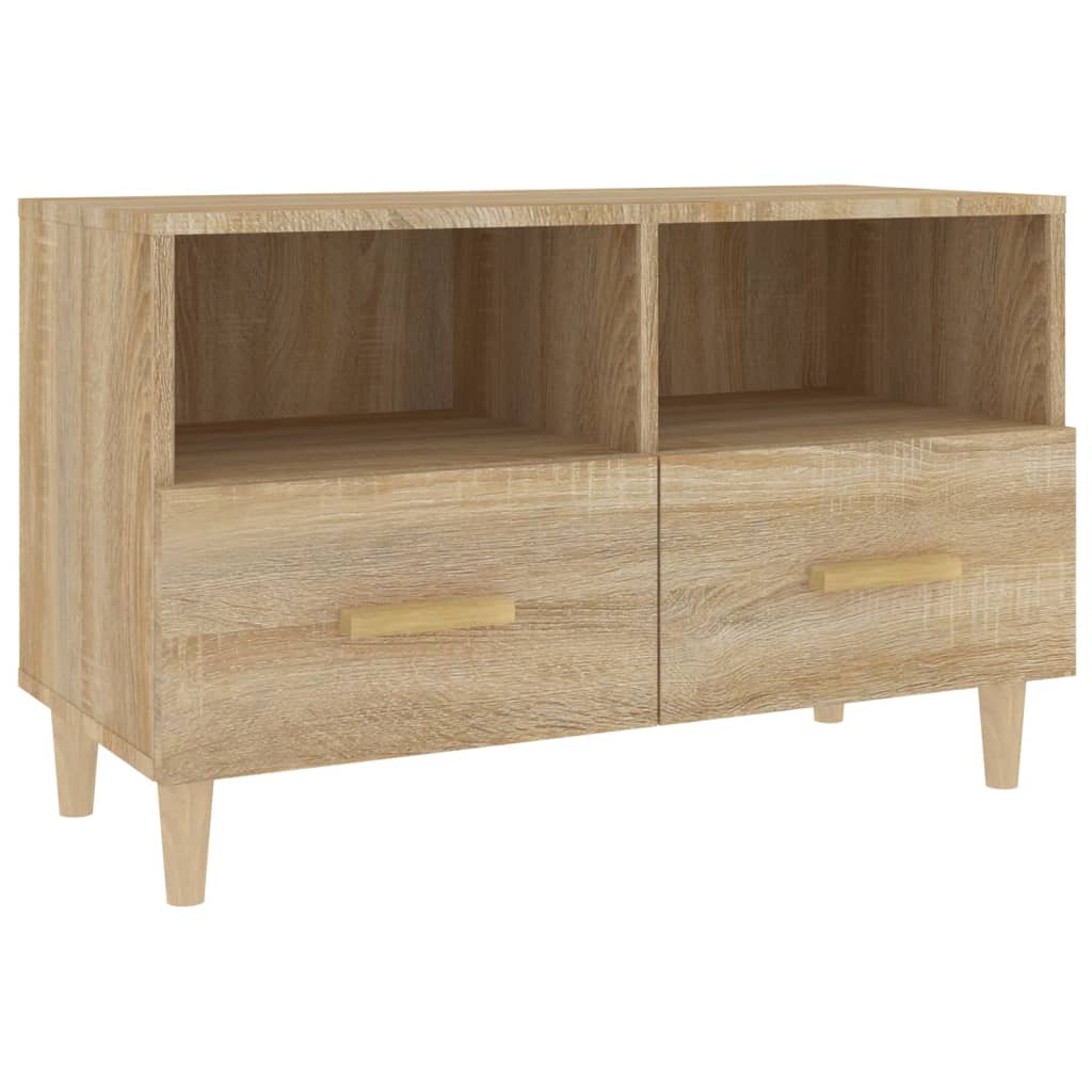TV-Schrank Sonoma-Eiche 80x36x50 cm Holzwerkstoff