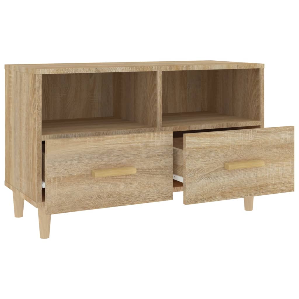 TV-Schrank Sonoma-Eiche 80x36x50 cm Holzwerkstoff
