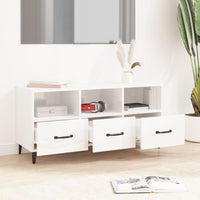 Thumbnail for TV-Schrank Hochglanz-Weiß 102x35x50 cm Holzwerkstoff