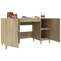 Thumbnail for Schreibtisch Sonoma-Eiche 140x50x75 cm Holzwerkstoff