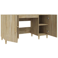 Thumbnail for Schreibtisch Sonoma-Eiche 140x50x75 cm Holzwerkstoff