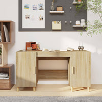 Thumbnail for Schreibtisch Sonoma-Eiche 140x50x75 cm Holzwerkstoff