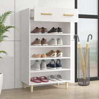 Thumbnail for Schuhschrank Weiß 60x35x105 cm Holzwerkstoff