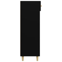 Thumbnail for Schuhschrank Schwarz 60x35x105 cm Holzwerkstoff