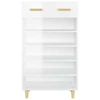 Thumbnail for Schuhschrank Hochglanz-Weiß 60x35x105 cm Holzwerkstoff