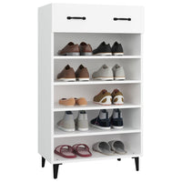 Thumbnail for Schuhschrank Weiß 60x35x105 cm Holzwerkstoff