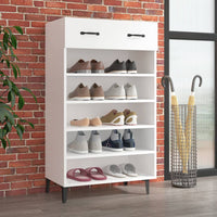 Thumbnail for Schuhschrank Weiß 60x35x105 cm Holzwerkstoff