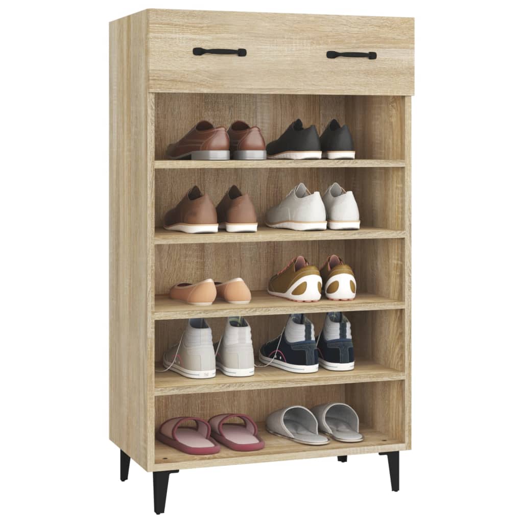 Schuhschrank Sonoma-Eiche 60x35x105 cm Holzwerkstoff