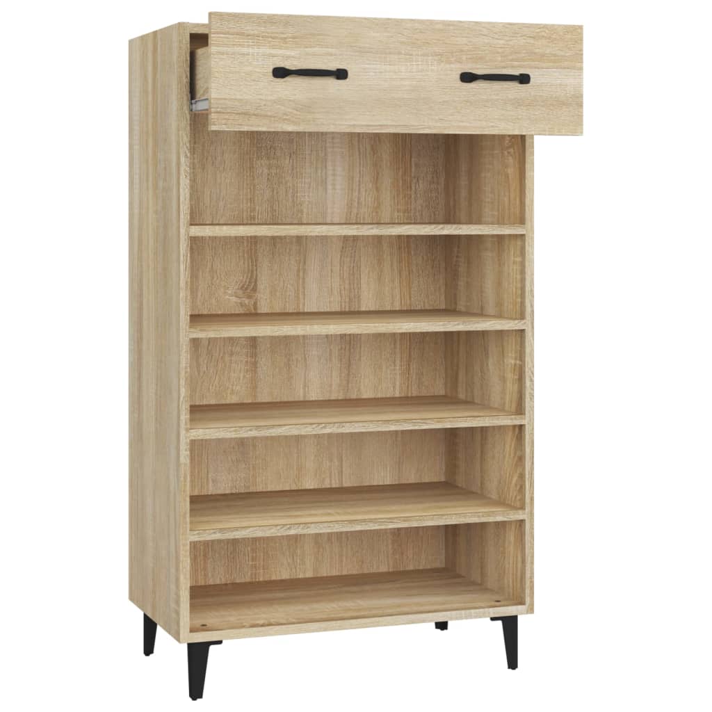 Schuhschrank Sonoma-Eiche 60x35x105 cm Holzwerkstoff