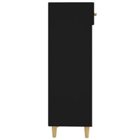 Thumbnail for Schuhschrank Schwarz 30x35x105 cm Holzwerkstoff