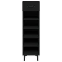Thumbnail for Schuhschrank Schwarz 30x35x105 cm Holzwerkstoff