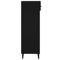 Thumbnail for Schuhschrank Schwarz 30x35x105 cm Holzwerkstoff