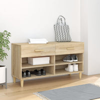 Thumbnail for Schuhschrank Sonoma-Eiche 102x35x55 cm Holzwerkstoff