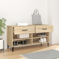 Thumbnail for Schuhschrank Sonoma-Eiche 102x35x55 cm Holzwerkstoff
