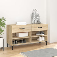 Thumbnail for Schuhschrank Sonoma-Eiche 102x35x55 cm Holzwerkstoff