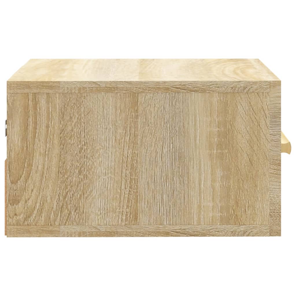 Wand-Nachttisch Sonoma-Eiche 35x35x20 cm