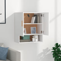 Thumbnail for Wandschrank Weiß 60x31x70 cm Holzwerkstoff