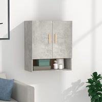 Thumbnail for Wandschrank Betongrau 60x31x70 cm Holzwerkstoff