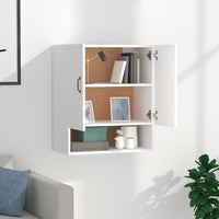 Thumbnail for Wandschrank Weiß 60x31x70 cm Holzwerkstoff