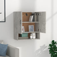 Thumbnail for Wandschrank Betongrau 60x31x70 cm Holzwerkstoff