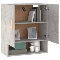 Thumbnail for Wandschrank Betongrau 60x31x70 cm Holzwerkstoff