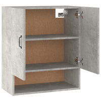 Thumbnail for Wandschrank Betongrau 60x31x70 cm Holzwerkstoff