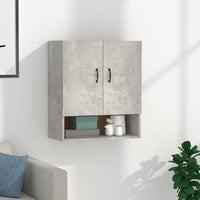 Thumbnail for Wandschrank Betongrau 60x31x70 cm Holzwerkstoff