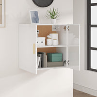 Thumbnail for Wandschrank Hochglanz-Weiß 60x30x60 cm Holzwerkstoff
