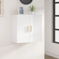 Thumbnail for Wandschrank Hochglanz-Weiß 60x30x60 cm Holzwerkstoff
