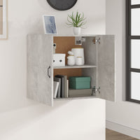 Thumbnail for Wandschrank Betongrau 60x31x60 cm Holzwerkstoff
