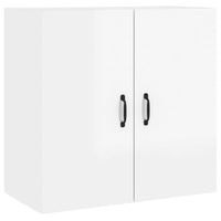 Thumbnail for Wandschrank Hochglanz-Weiß 60x31x60 cm Holzwerkstoff