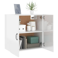 Thumbnail for Wandschrank Hochglanz-Weiß 60x31x60 cm Holzwerkstoff
