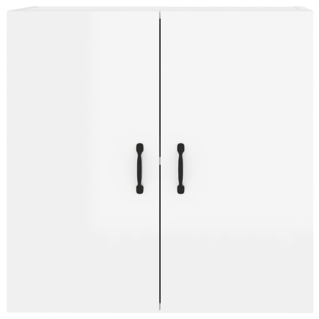 Wandschrank Hochglanz-Weiß 60x31x60 cm Holzwerkstoff