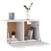 Thumbnail for Wandschrank Weiß 60x36,5x35 cm Holzwerkstoff