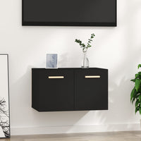 Thumbnail for Wandschrank Schwarz 60x36,5x35 cm Holzwerkstoff