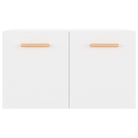 Thumbnail for Wandschrank Hochglanz-Weiß 60x36,5x35 cm Holzwerkstoff