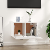 Thumbnail for Wandschrank Weiß 60x36,5x35 cm Holzwerkstoff