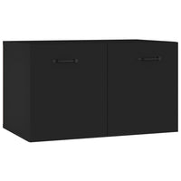 Thumbnail for Wandschrank Schwarz 60x36,5x35 cm Holzwerkstoff