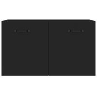 Thumbnail for Wandschrank Schwarz 60x36,5x35 cm Holzwerkstoff