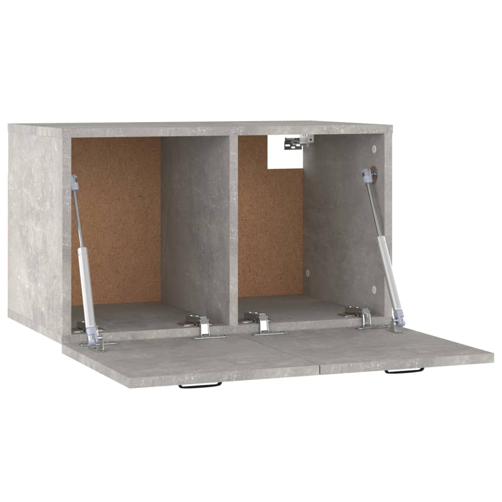Wandschrank Betongrau 60x36,5x35 cm Holzwerkstoff