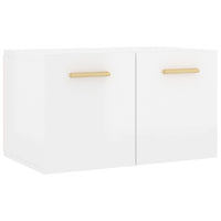 Thumbnail for Wandschrank Hochglanz-Weiß 60x36,5x35 cm Holzwerkstoff