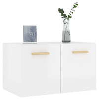 Thumbnail for Wandschrank Hochglanz-Weiß 60x36,5x35 cm Holzwerkstoff