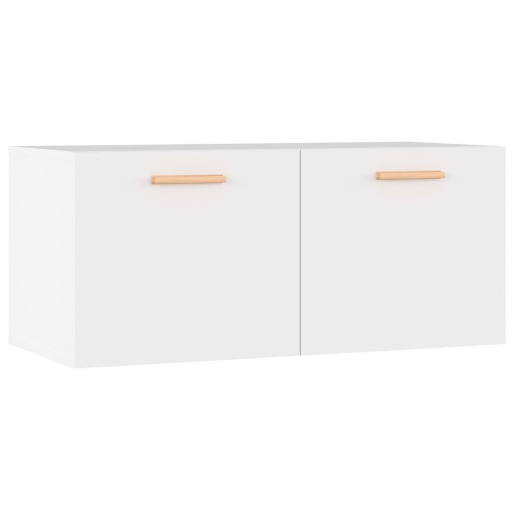 Wandschrank Weiß 80x35x36,5 cm Holzwerkstoff