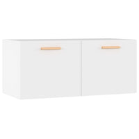 Thumbnail for Wandschrank Weiß 80x35x36,5 cm Holzwerkstoff