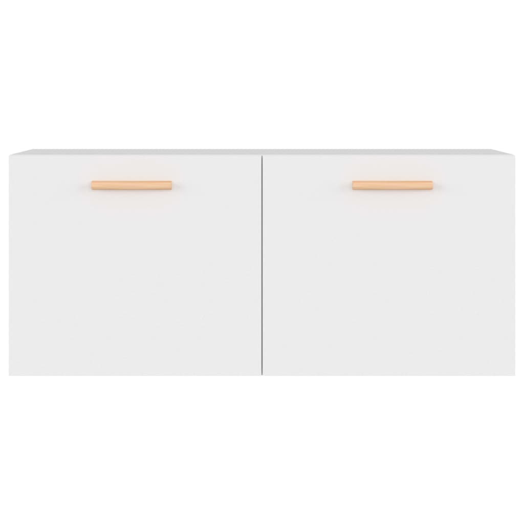 Wandschrank Weiß 80x35x36,5 cm Holzwerkstoff