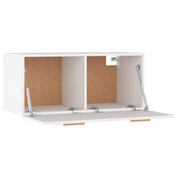 Thumbnail for Wandschrank Weiß 80x35x36,5 cm Holzwerkstoff