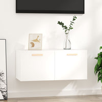 Thumbnail for Wandschrank Weiß 80x35x36,5 cm Holzwerkstoff
