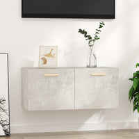 Thumbnail for Wandschrank Betongrau 80x35x36,5 cm Holzwerkstoff