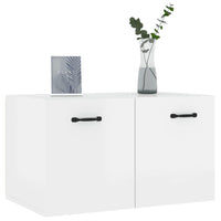Thumbnail for Wandschrank Hochglanz-Weiß 80x35x36,5 cm Holzwerkstoff